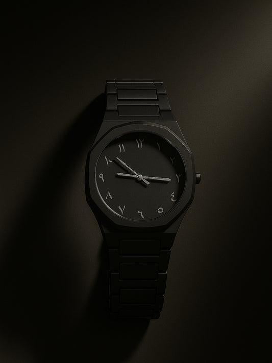 Black Arabic Aura watch